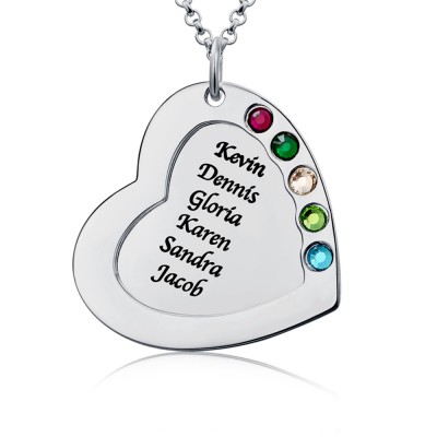 Collana di famiglia personalizzata, Collana di famiglia amorevole per  regali di mamma e padre - RoseFeels