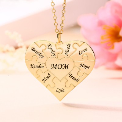 Collana Con Cuore Grande Personalizzabile - Flores Gioielli